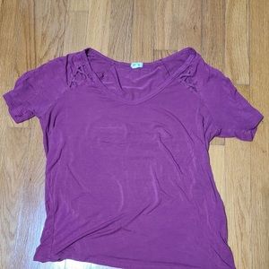 Garage maroon T-shirt